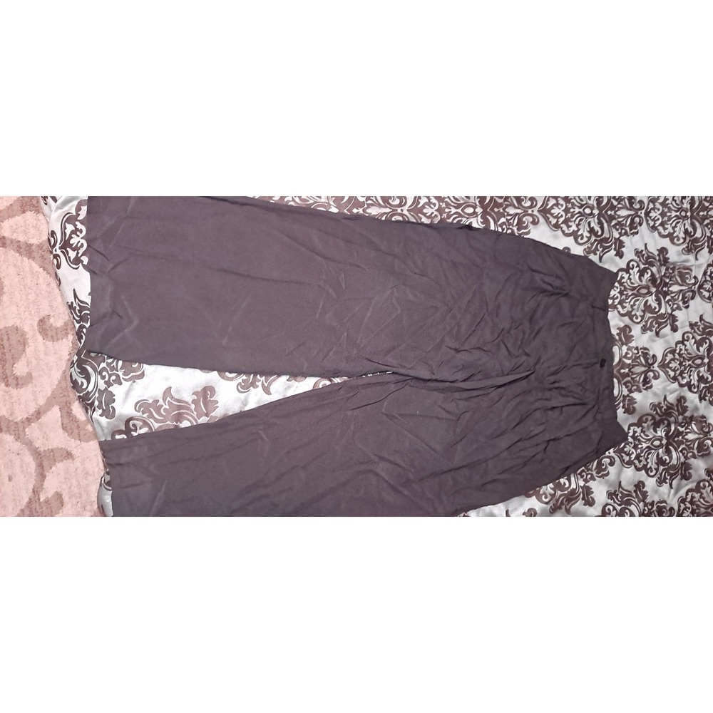 XL Women's Black Dress Pants Light Weight Thin Wide Leg